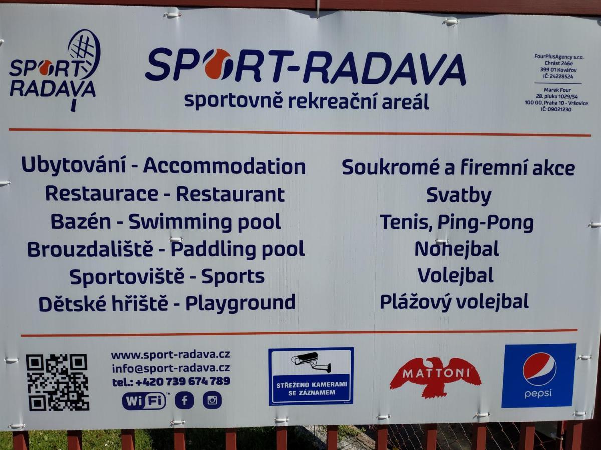 Sport-Radava Hotell Kovářov Exteriör bild